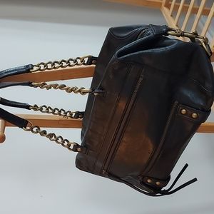 Club Monaco Black Leather Purse